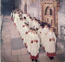 Exeter Cathedral - 1965 LP processions in south aisle