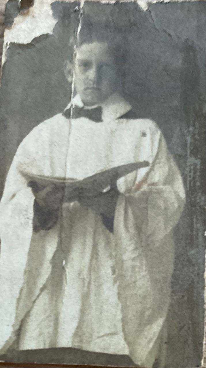 Edgar Herbert, Chorister Exeter Cathedral 1915-1919