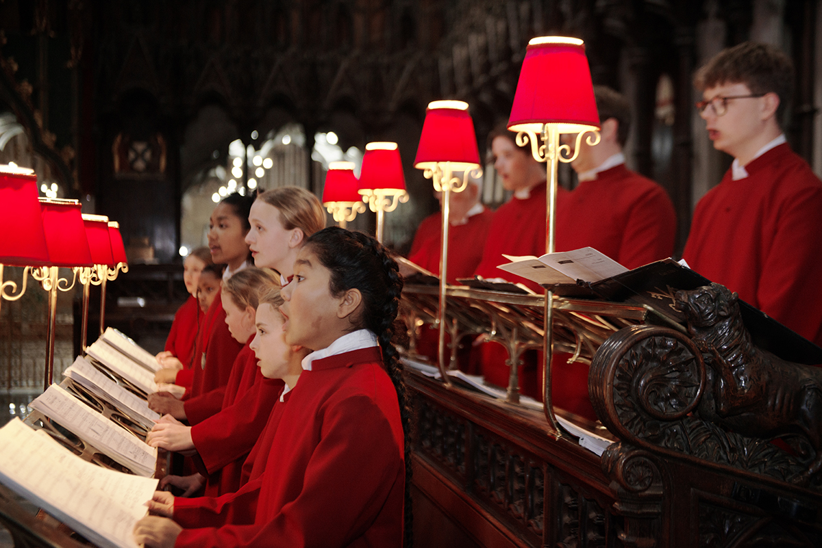Exeter Cathedral choir, Cantoris 2024