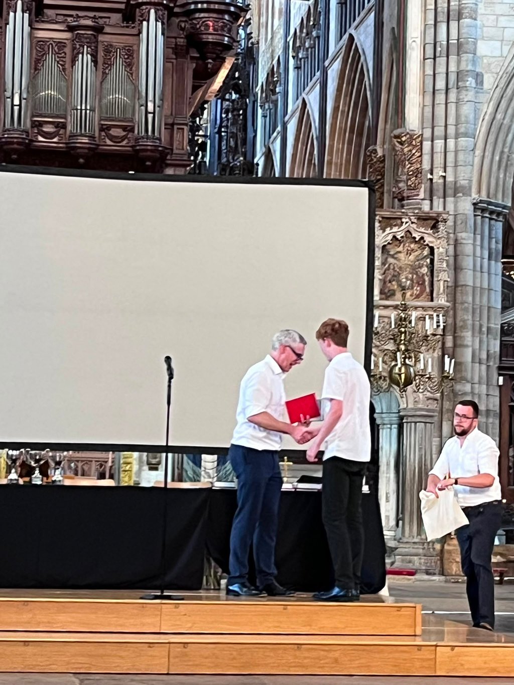 Exeter Cathedral Valedictory - presentations
